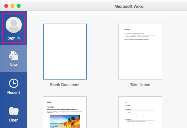 Directly Open Cloud Document From Word For Mac